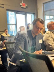 Pictures of the NEXT Upstate Founders Forum where Attorney Doug Kim spoke to business owners about the importance of contingency planning.