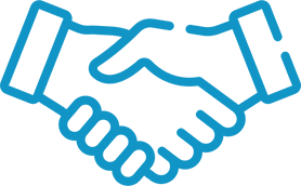 handshake two hands shaking icon