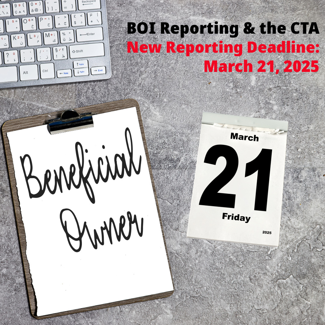 BOIR CTA new reporting deadline