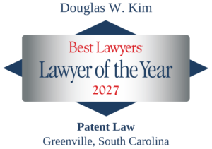 Best-Lawyers-Lawyer-Of-The-Year-Logo-for-Patent-Law-Douglas-W-Kim-Greenville-SC